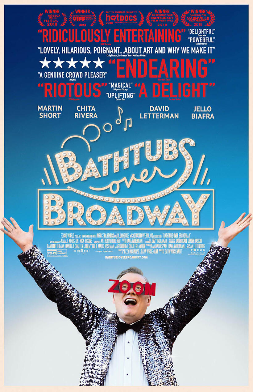 Bathtubs Over Broadway poster art