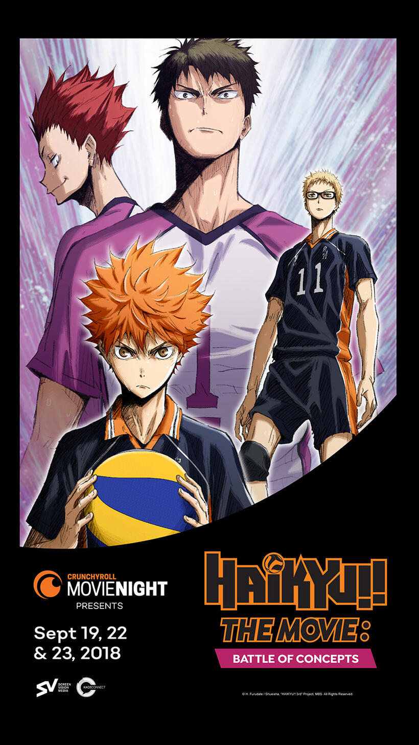 Haikyuu!! The Movie: Battle of Concepts poster art