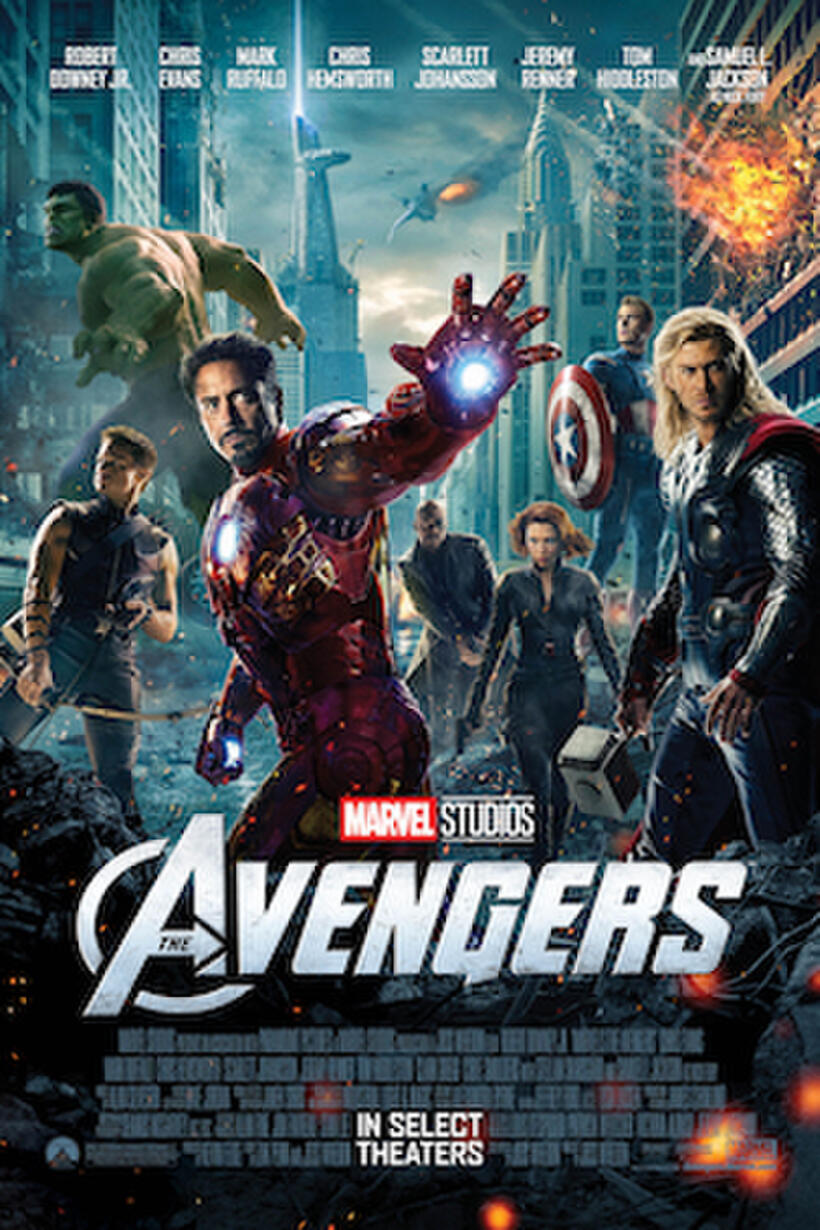 Poster art for "Marvel Studios 10th: The Avengers: An IMAX 3D Experience".