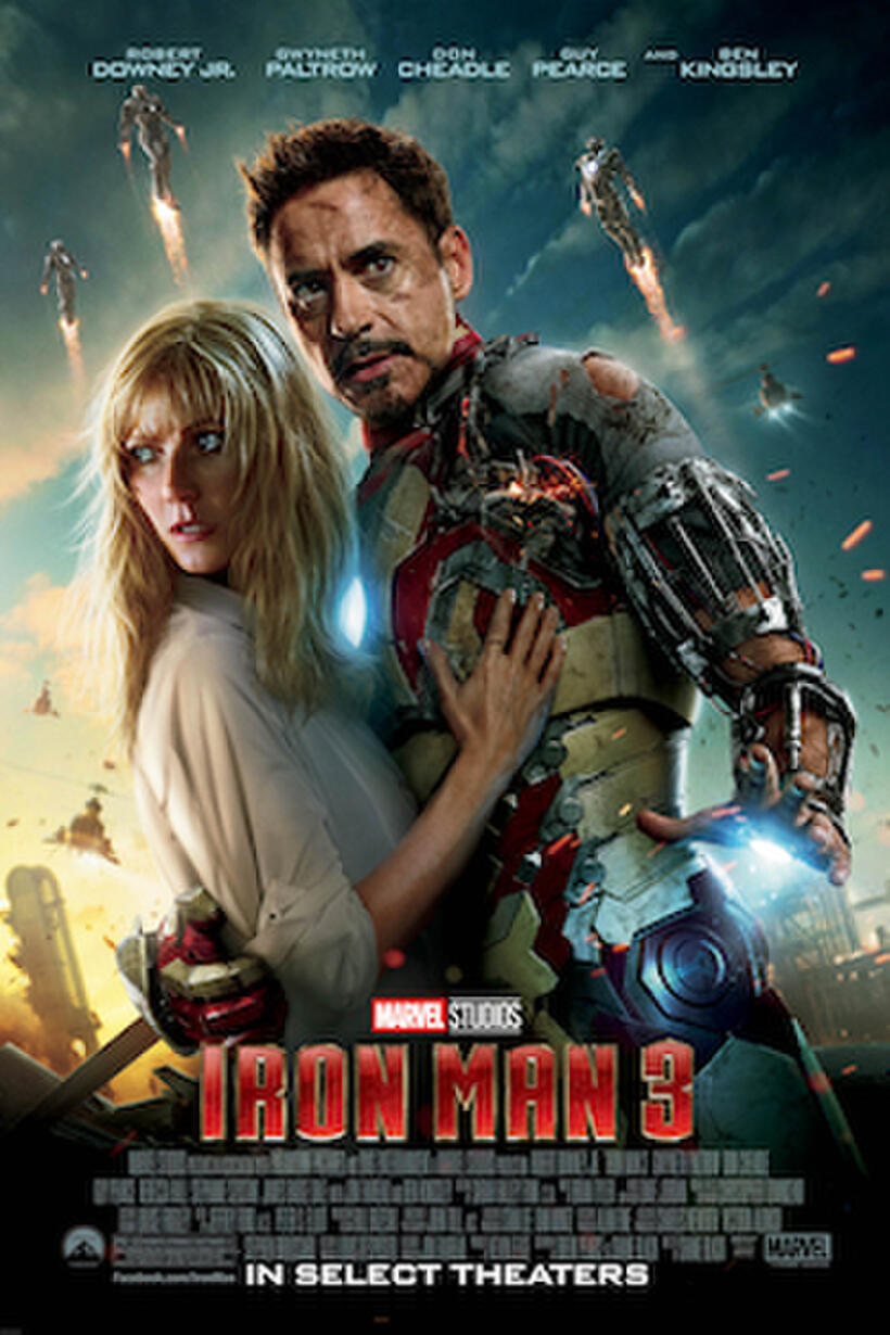 Poster art for "Marvel Studios 10th: Iron Man 3: An IMAX 3D Experience".