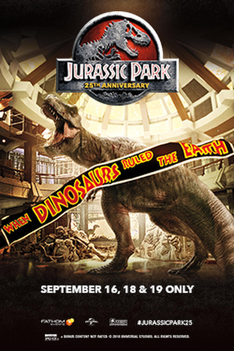 Poster art for "Jurassic Park 25th Anniversary".