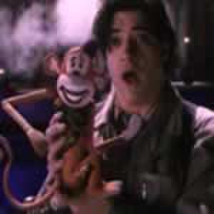 Brendan Fraser wrestles with his own cartoon creation come to life, Monkeybone, a petulant rascal with a penchant for wisecracks and racy antics in "Monkeybone."