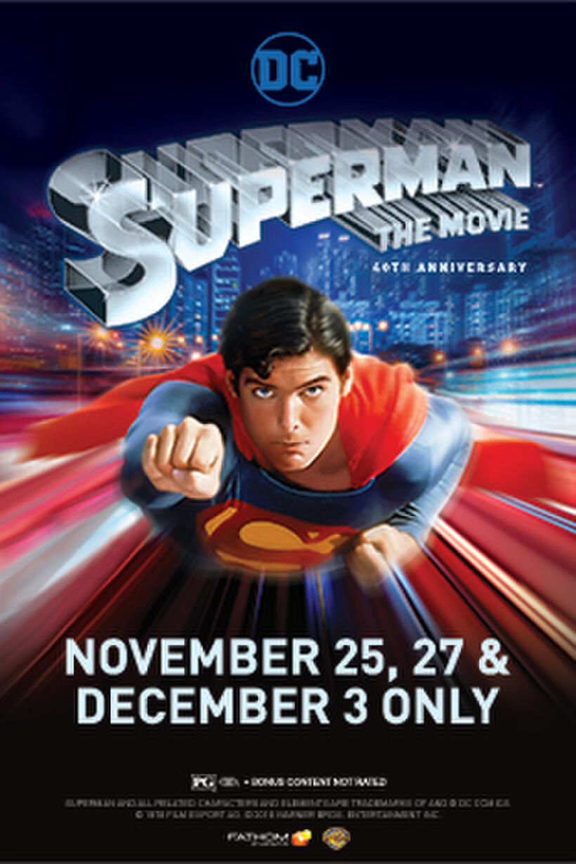 Poster art for "Superman 40th Anniversary".