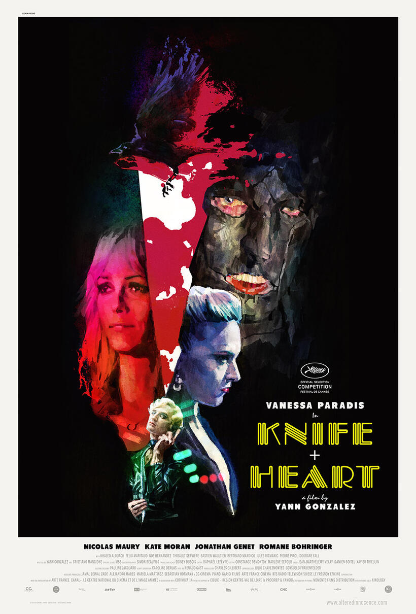 Knife + Heart poster art