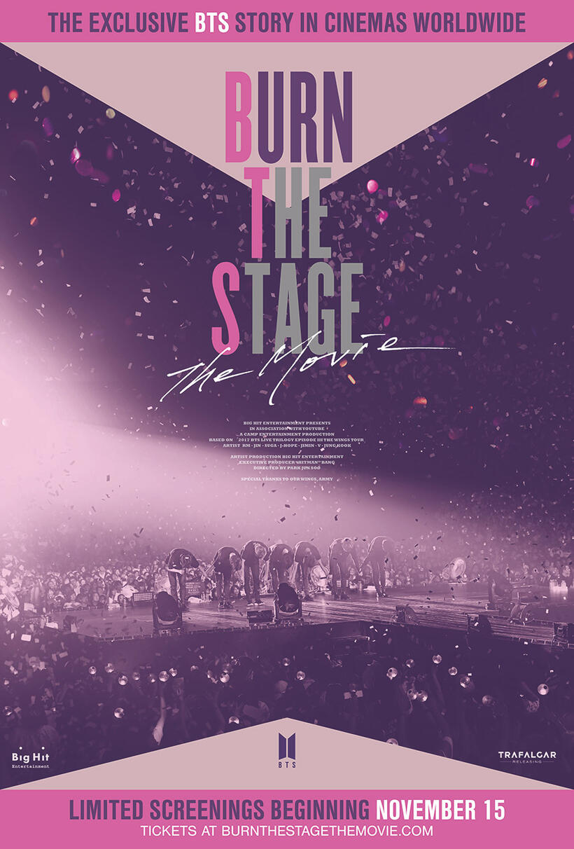 Burn the Stage: the Movie poster art