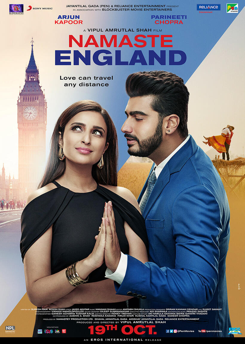Namaste England poster art