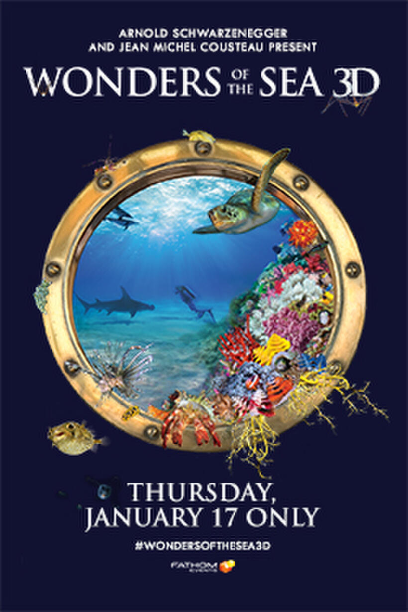 Poster art for "Wonders of the Sea 3D."