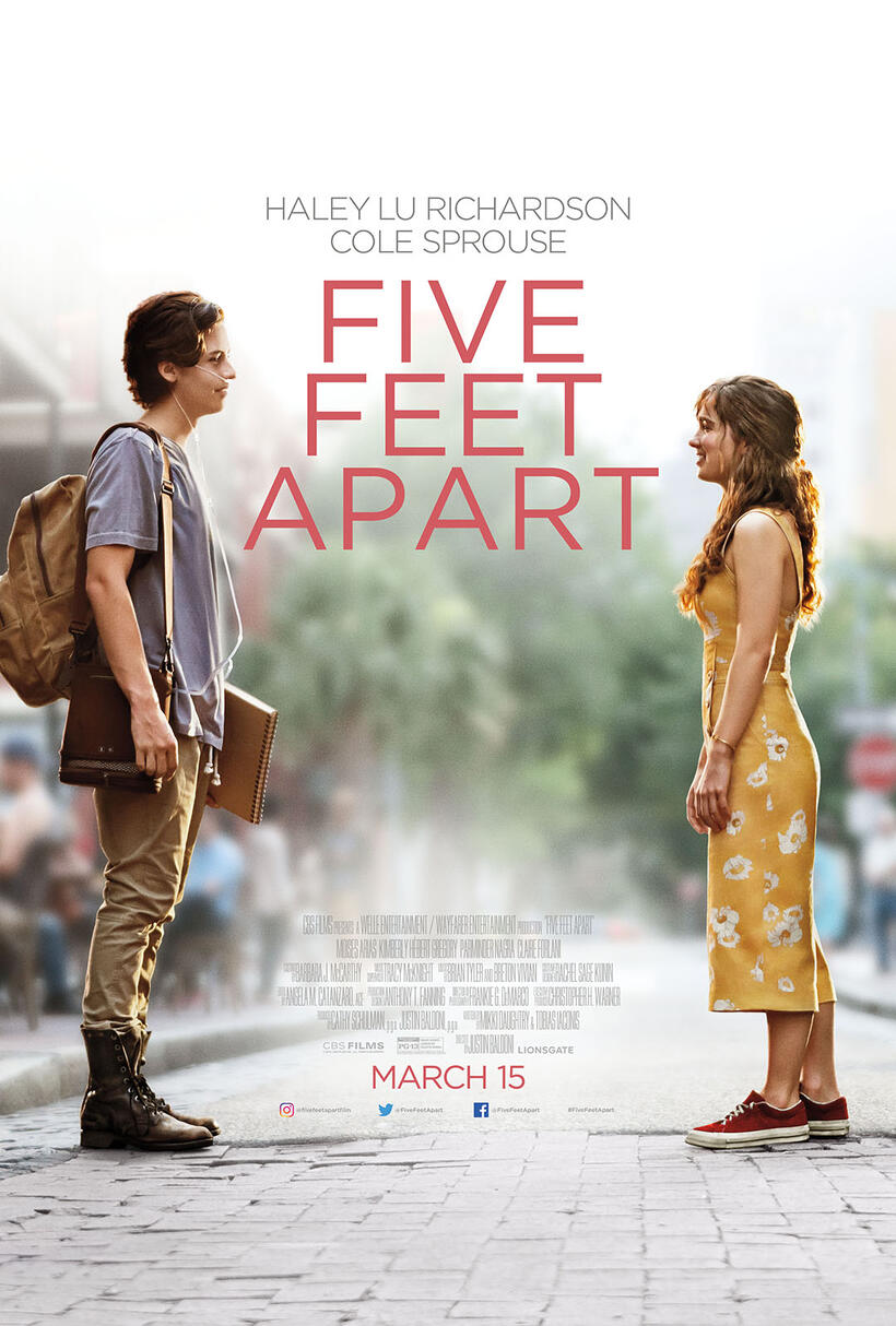 Five Feet Apart poster art