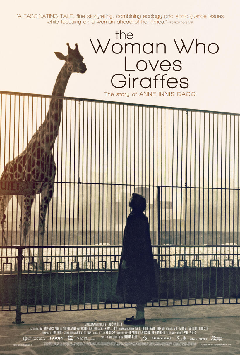 The Woman Who Loves Giraffes poster art