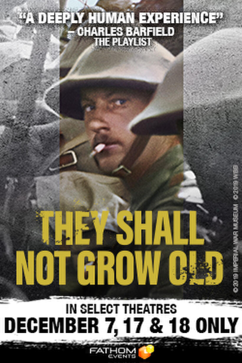 Poster art for "Fathom Events - They Shall Not Grow Old".
