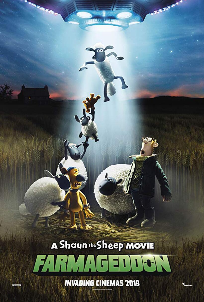 Shaun the Sheep Movie: Farmageddon poster art