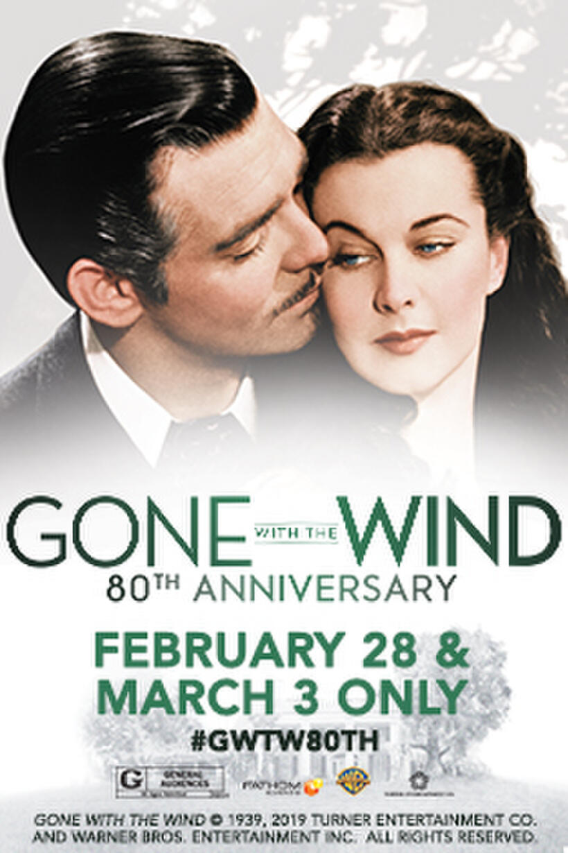 Poster art for "Gone with the Wind 80th Anniversary"