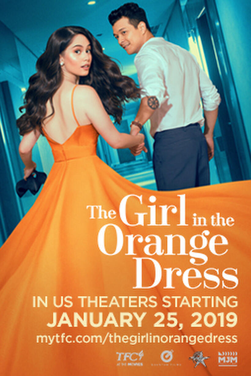 The Girl in the Orange Dress poster art