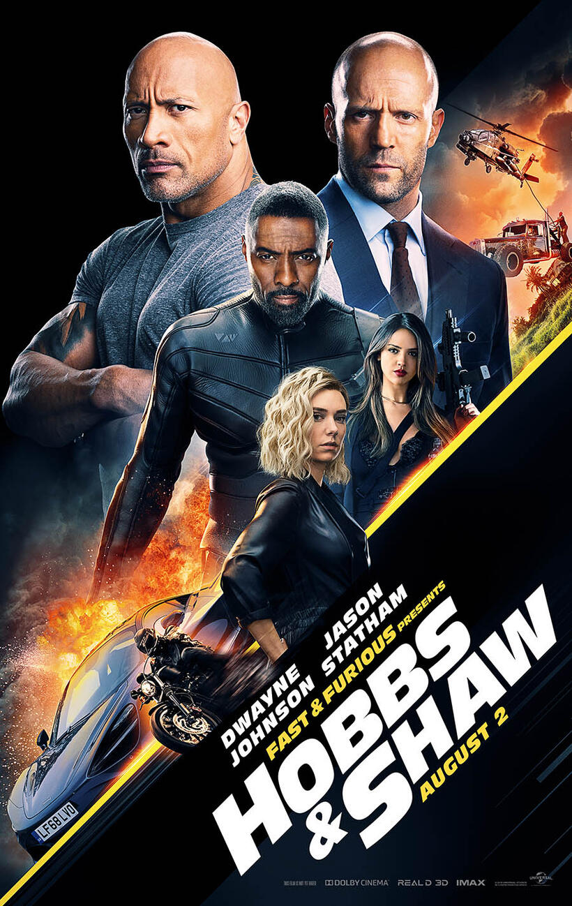 Hobbs and Shaw poster art