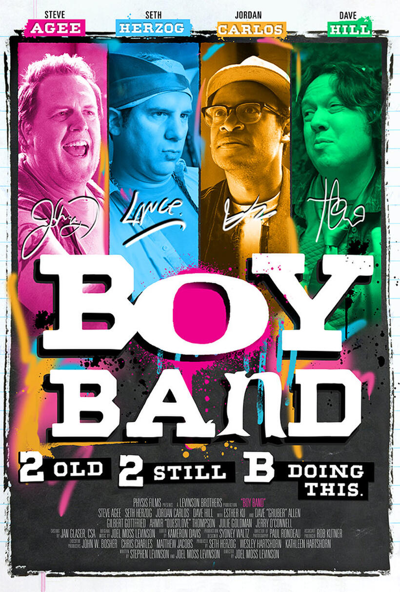 Boy Band poster art