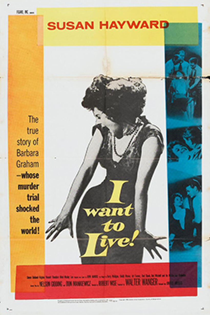 Poster art for "I WANT TO LIVE! / CRY TOUGH".