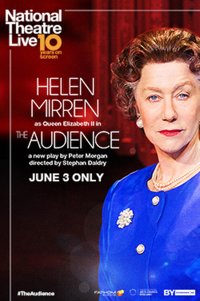 Poster art for "The Audience – NT Live 10th Anniversary".