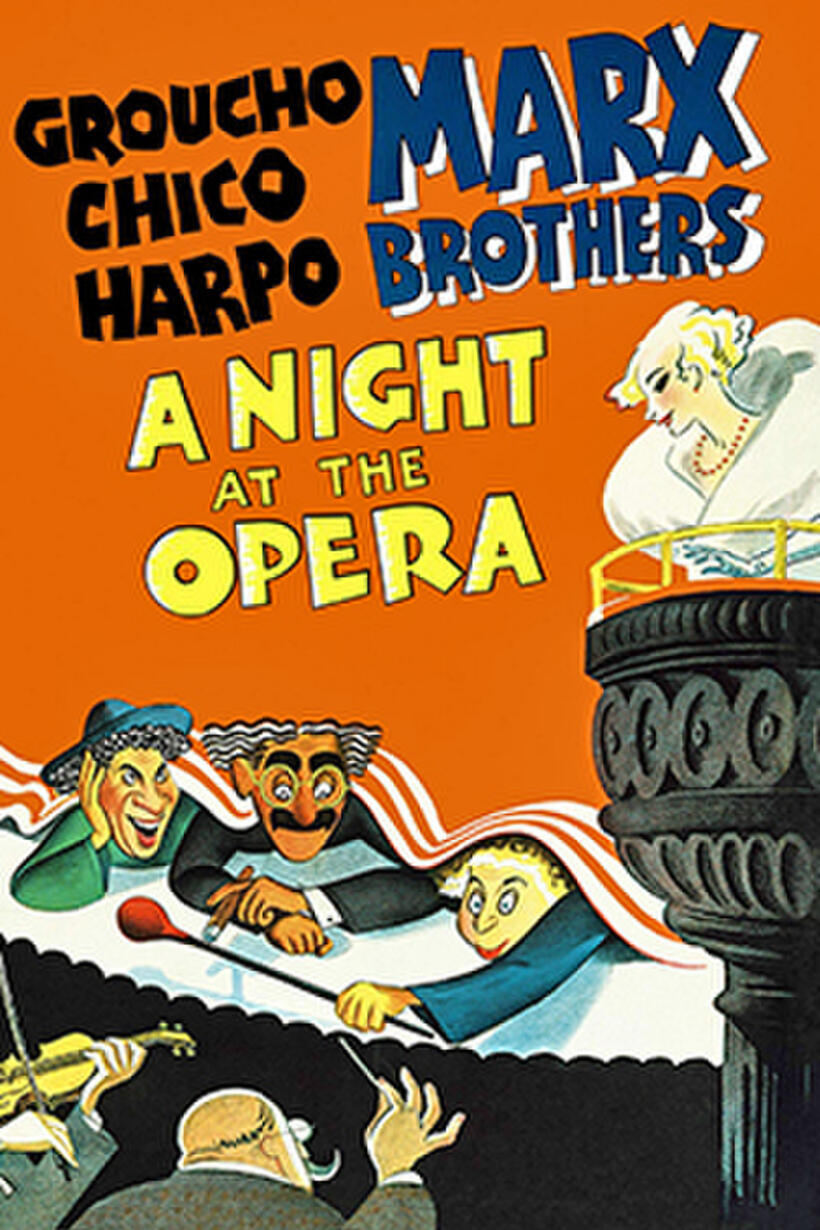 Poster art for "A NIGHT AT THE OPERA / A DAY AT THE RACES".
