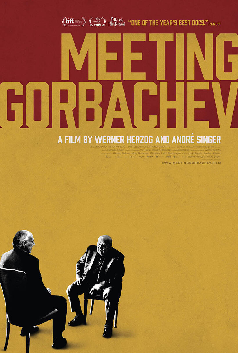 Meeting Gorbachev poster art