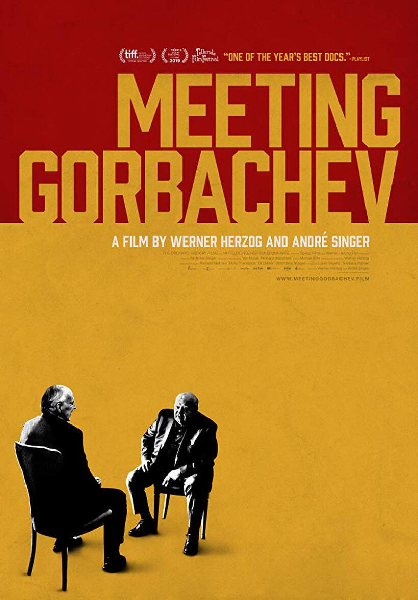 Meeting Gorbachev poster art