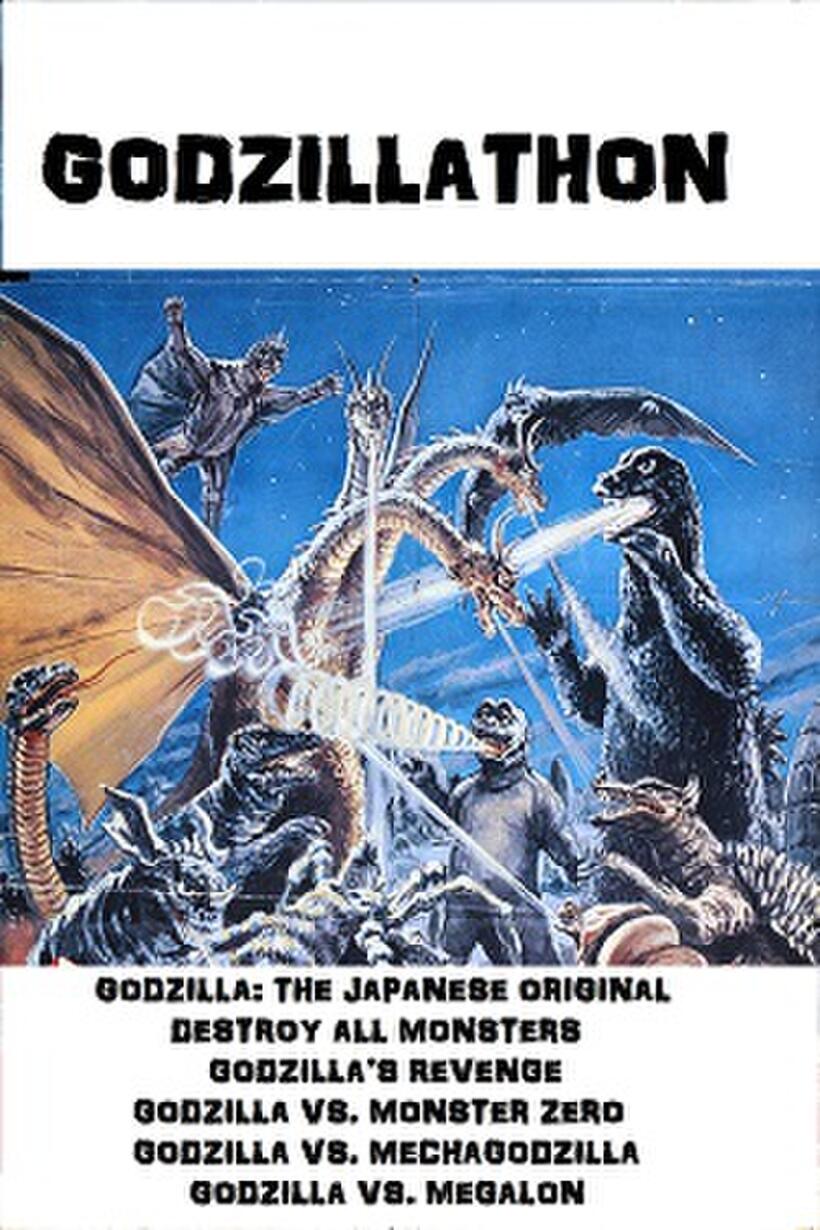 Poster art for "GODZILLATHON".
