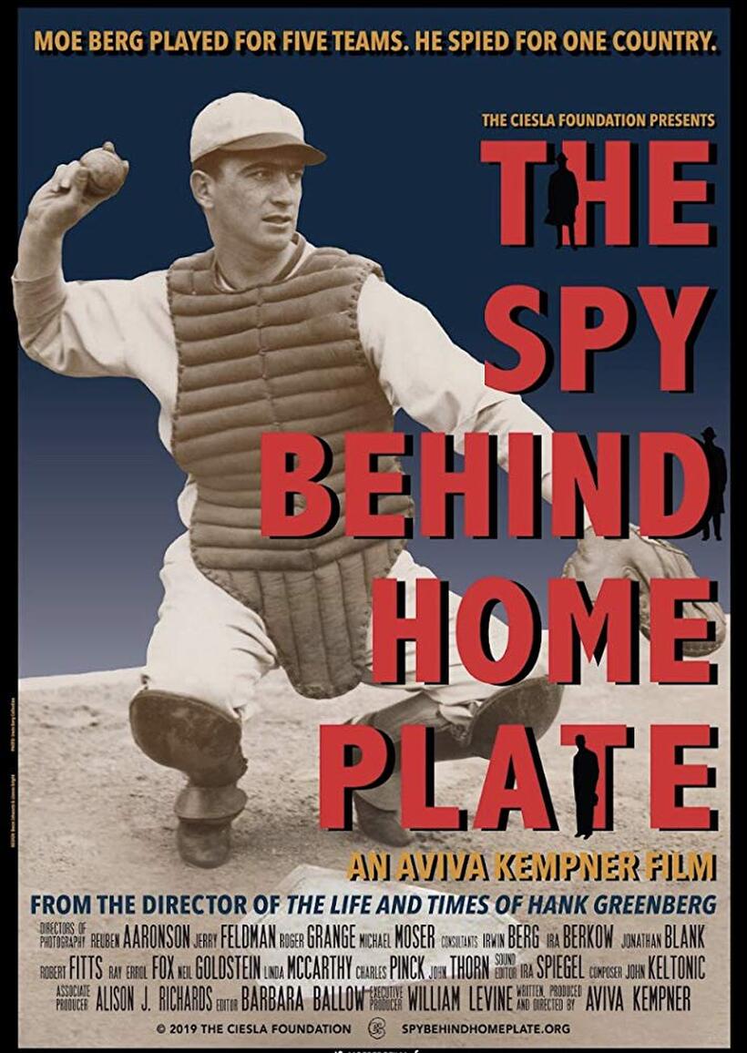The Spy Behind Home Plate poster art