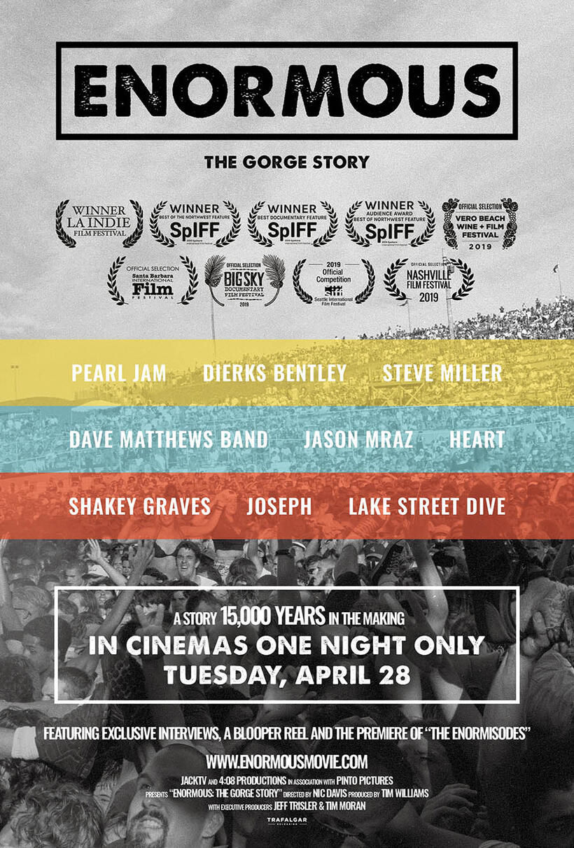 Enormous: The Gorge Story poster art