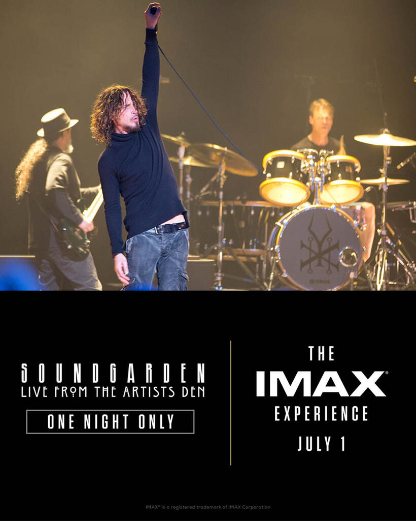 Soundgarden: Live from the Artists Den poster art