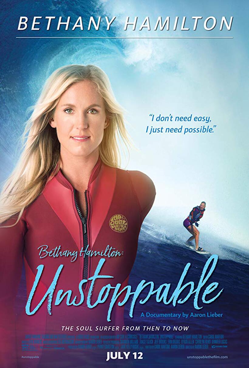 Bethany Hamilton: Unstoppable poster art