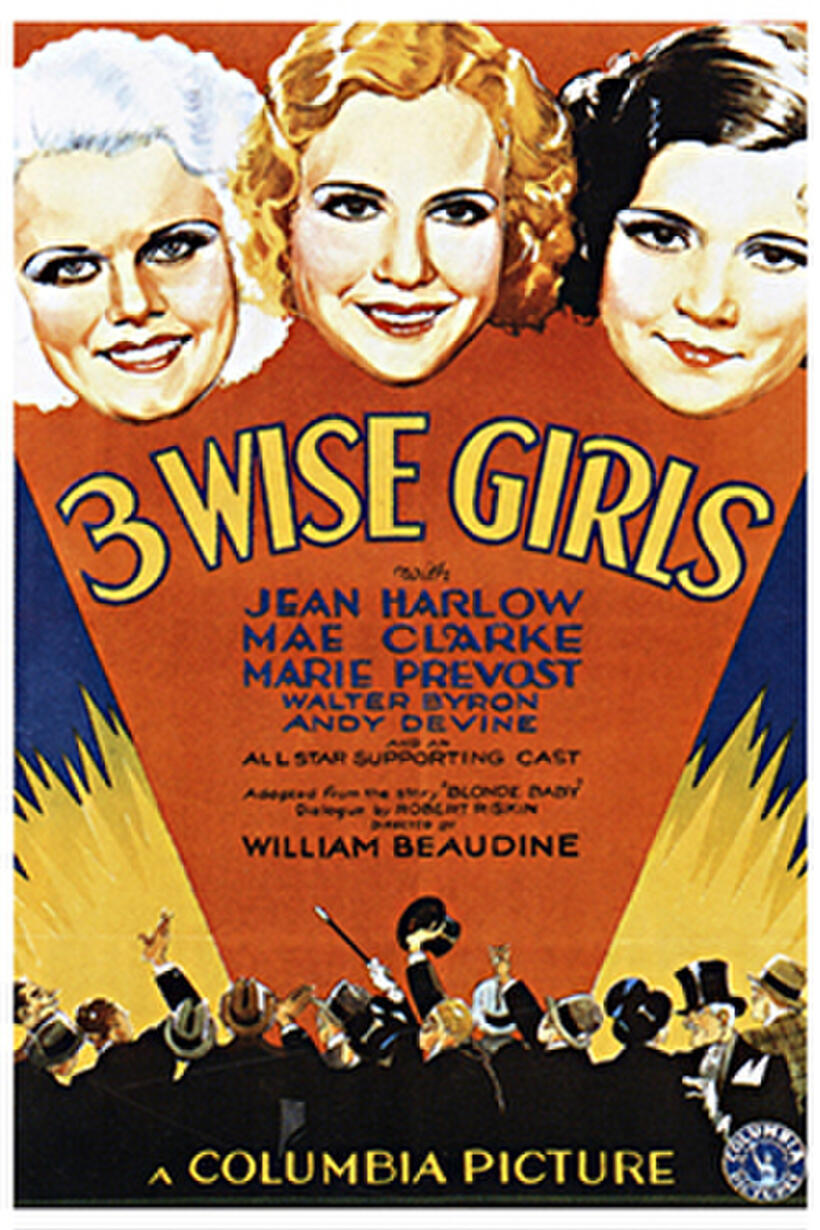 Poster art for "Double Feature: THREE WISE GIRLS / RED HEADED WOMAN".