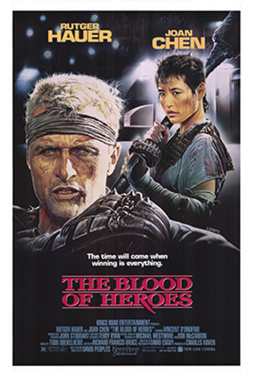 Poster art for "Double Feature: THE BLOOD OF HEROES / BLIND FURY".