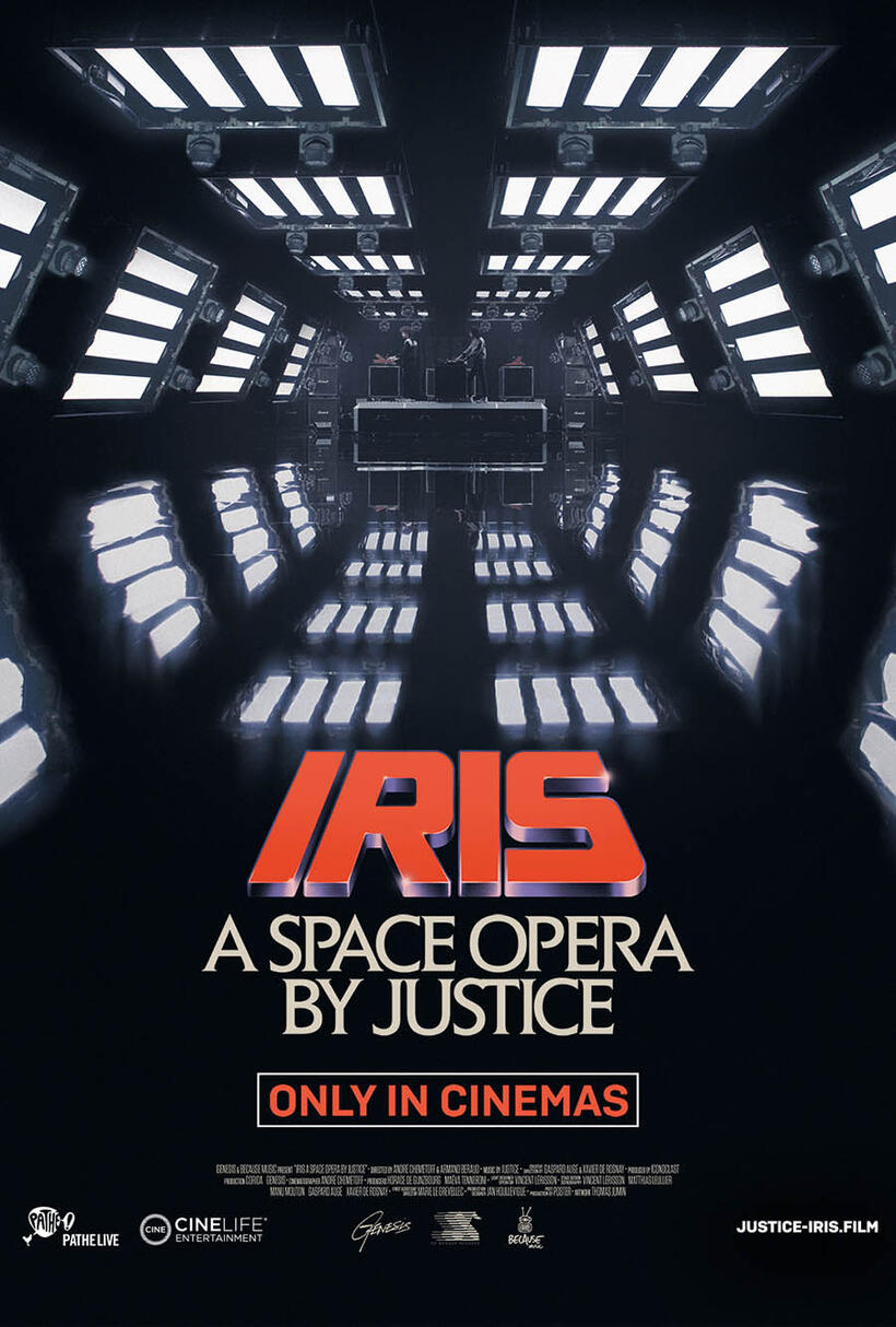 IRIS: A Space Opera by Justice poster art