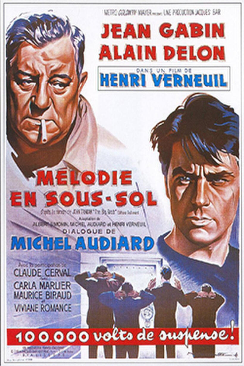 Poster art for "Double Feature: MELODIE EN SOUS-SOL / THE SICILIAN CLAN".