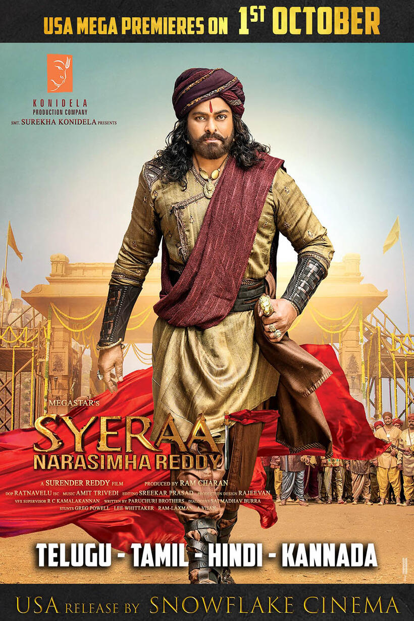 Sye Raa Narasimha Reddy poster art