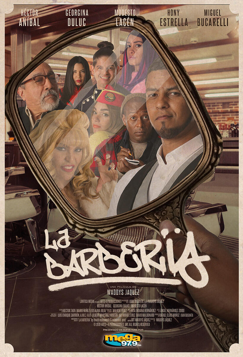 La Barbería/The Barbershop poster art