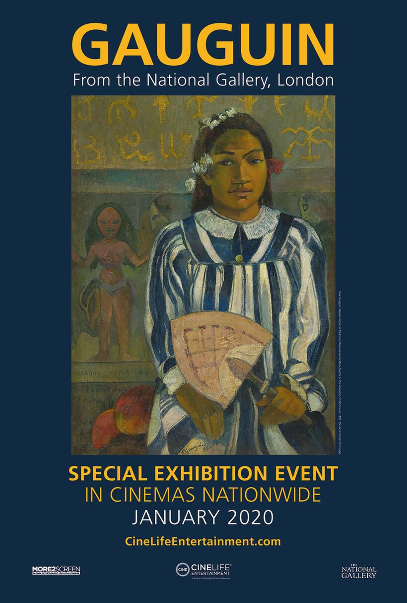 Gauguin from the National Gallery, London poster art