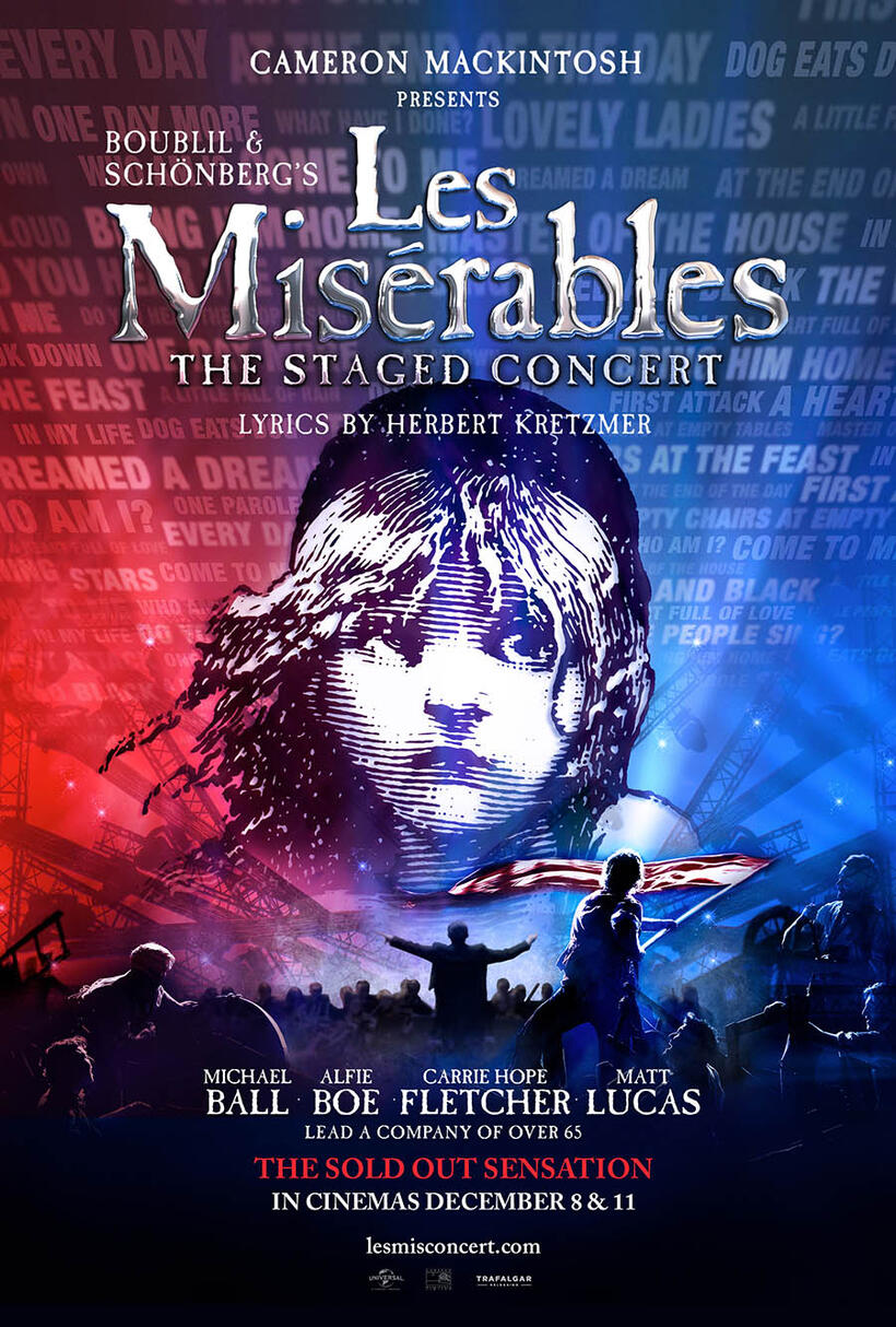 Les Misérables - The Staged Concert poster art