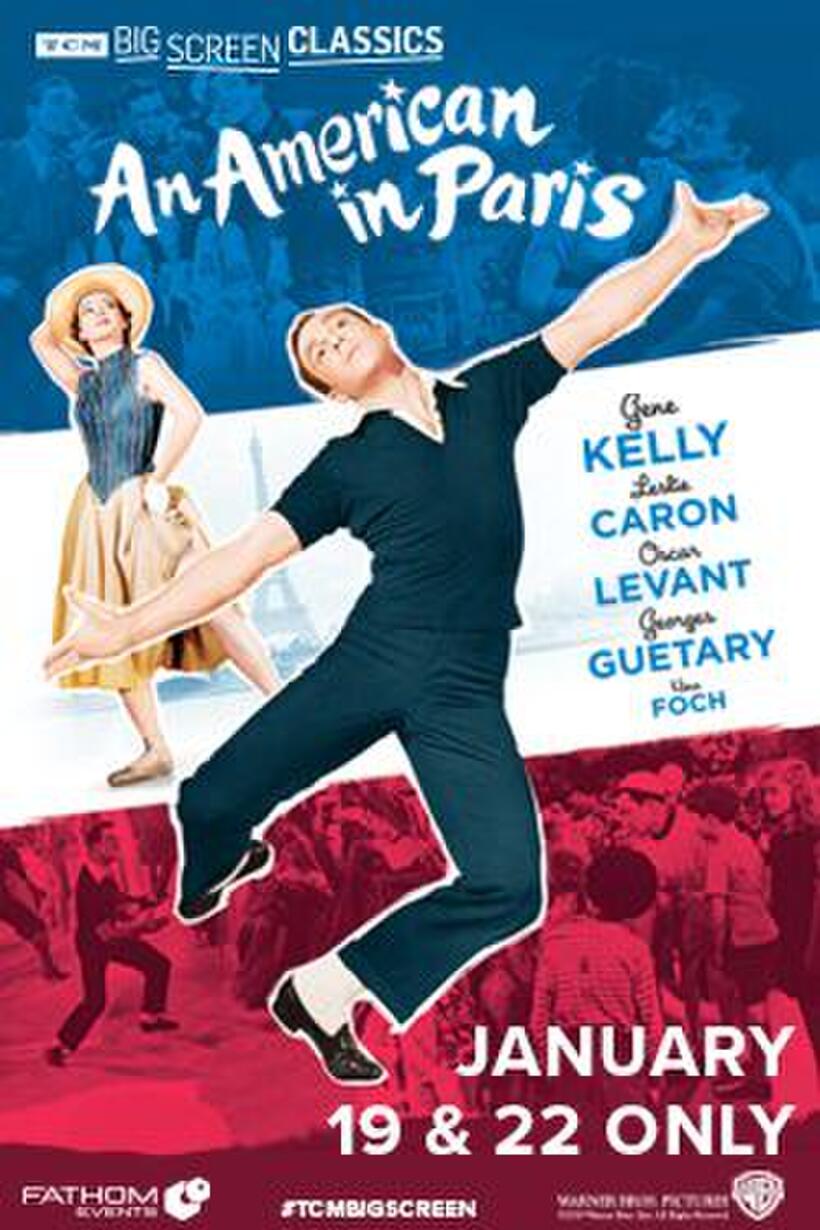 Poster art for "An American in Paris (1951) Presented by TCM".