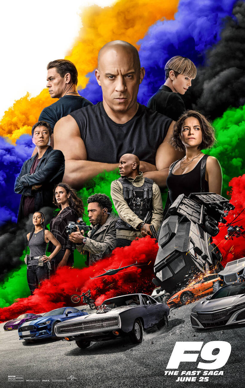 F9 Fast & Furious 9 poster art