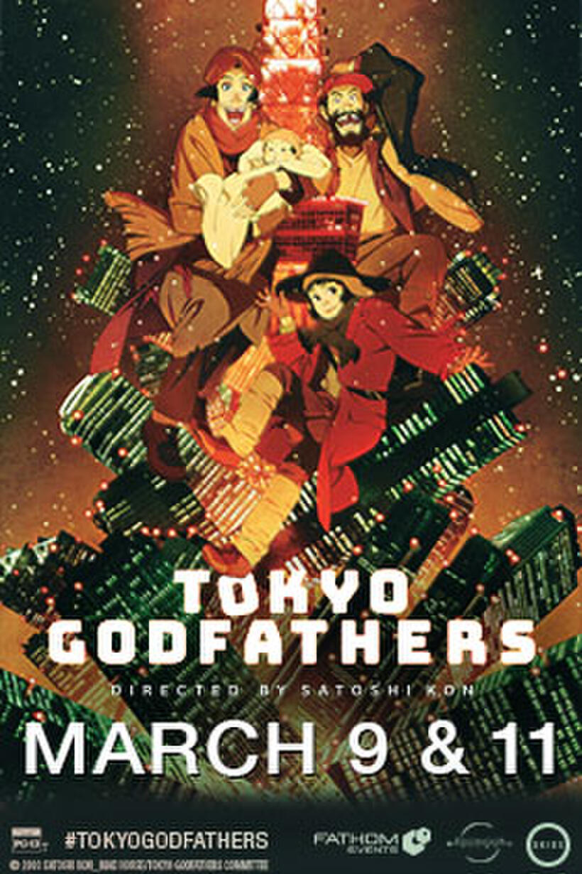 Poster art for "Tokyo Godfathers (2020 Restoration)".