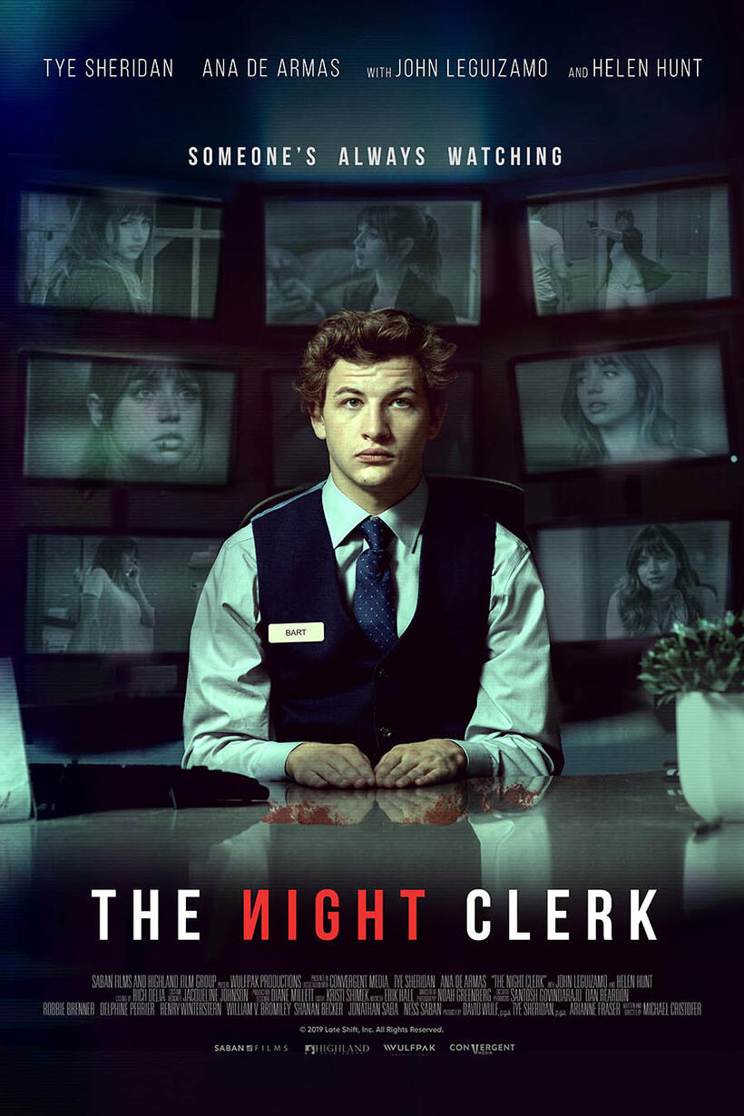 The Night Clerk poster art