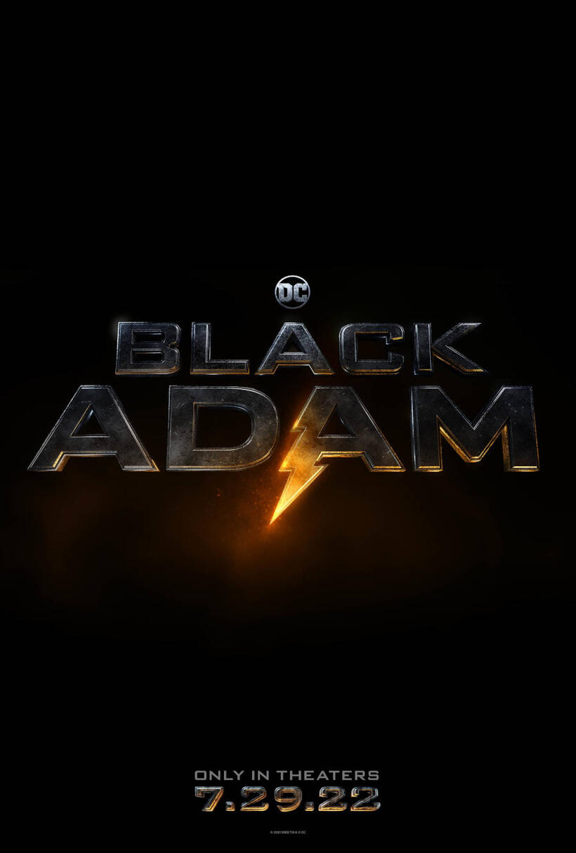Black Adam poster art