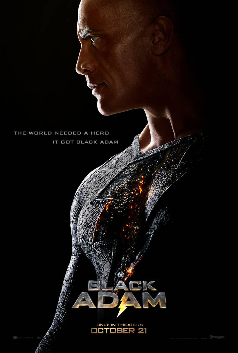 Black Adam poster art
