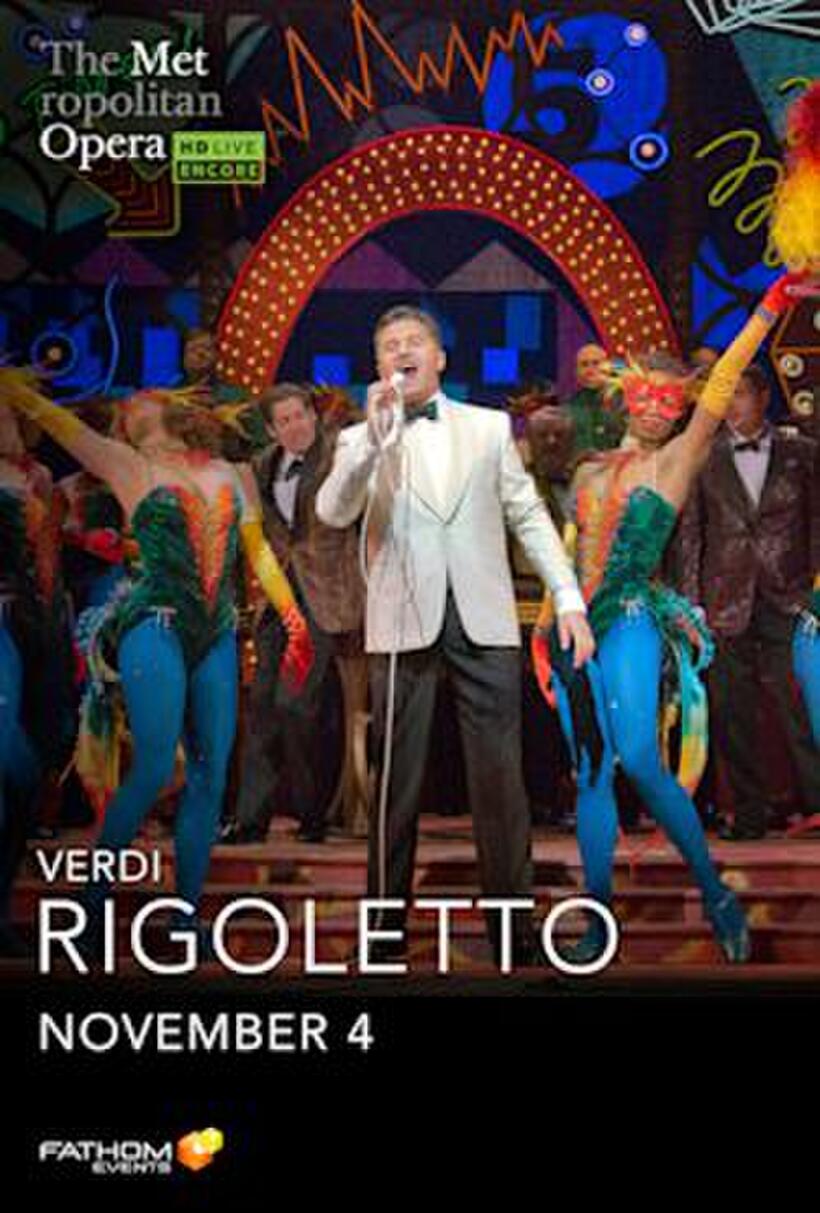 Poster art for "Rigoletto: 2020 Met Opera Encore".