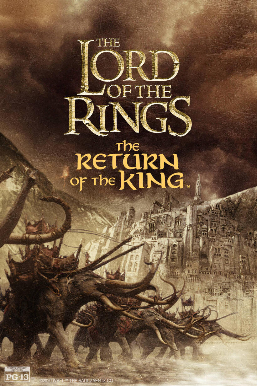 The Lord of the Rings: The Return of the King (2003) - 4K Remaster poster art