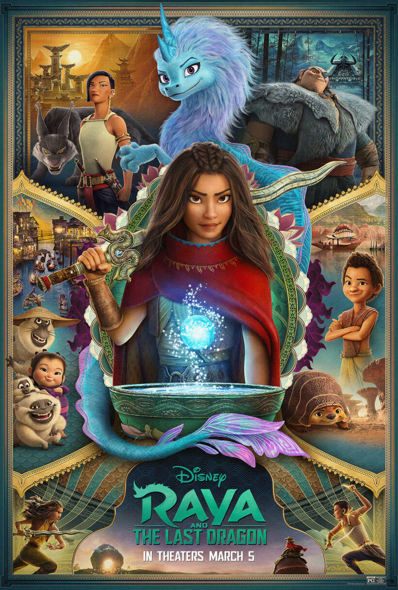 Raya and the Last Dragon 3D poster art