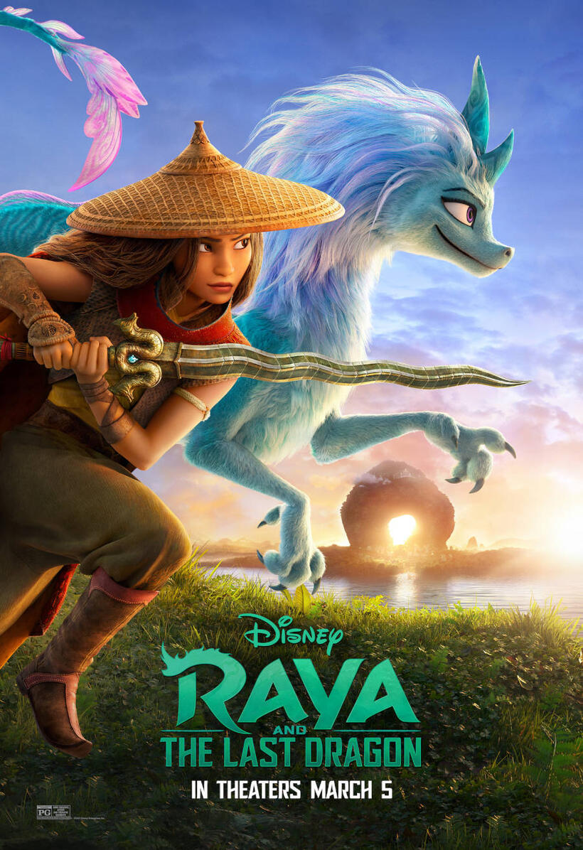 Raya and the Last Dragon 3D poster art
