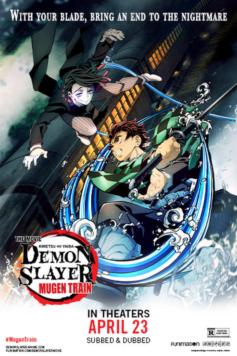Demon Slayer -Kimetsu no Yaiba- The Movie: Mugen Train poster art