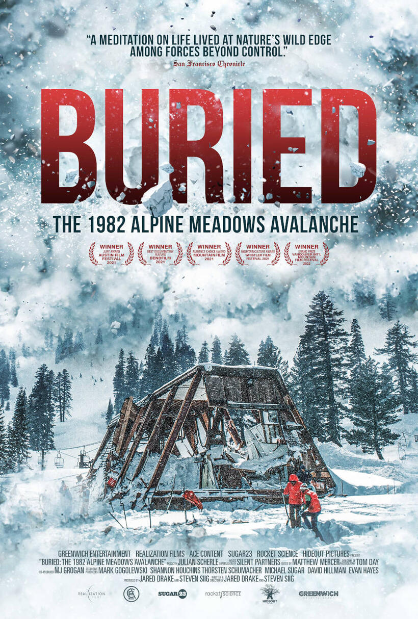 Buried: The 1982 Alpine Meadows Avalanche poster art