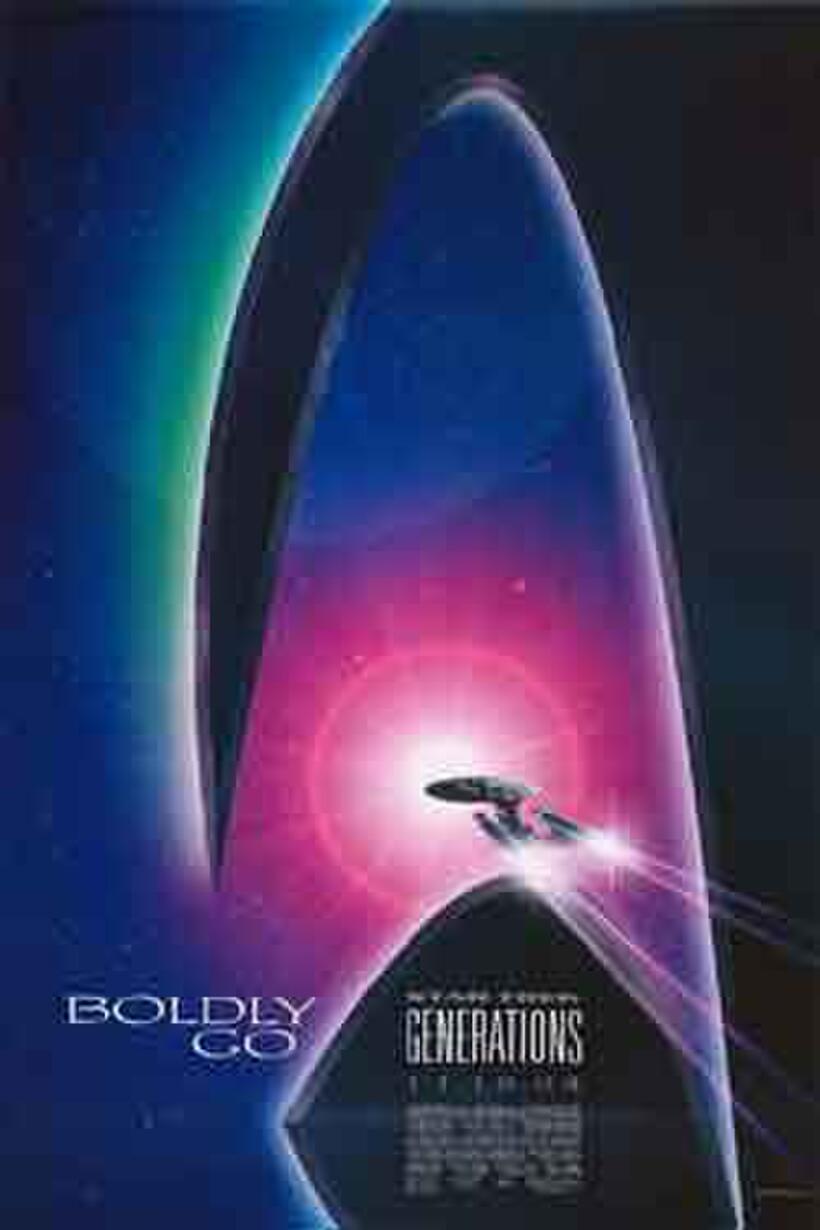 Poster art for "Star Trek Generations."